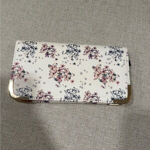 Call It Spring Floral Clutch in White and Pink